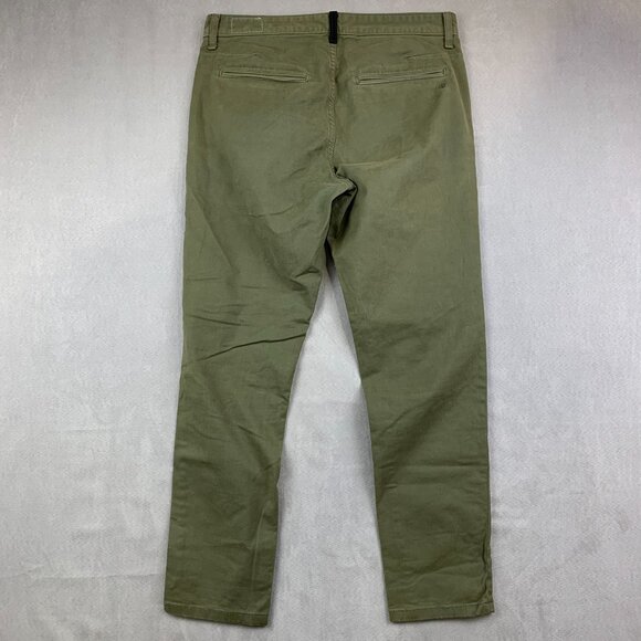 Rag & Bone Mens Pants 32 Army Green Fit 1 Chino Cotton Twill Made In USA 32x28 - Picture 10 of 14